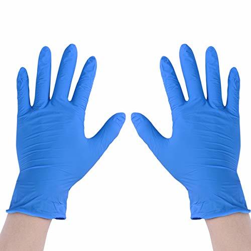 Product UPKOCH 100 Piezas 9'' Guantes de Nitrilo Desechables, para Manualidades, Pintura, Jardinería,