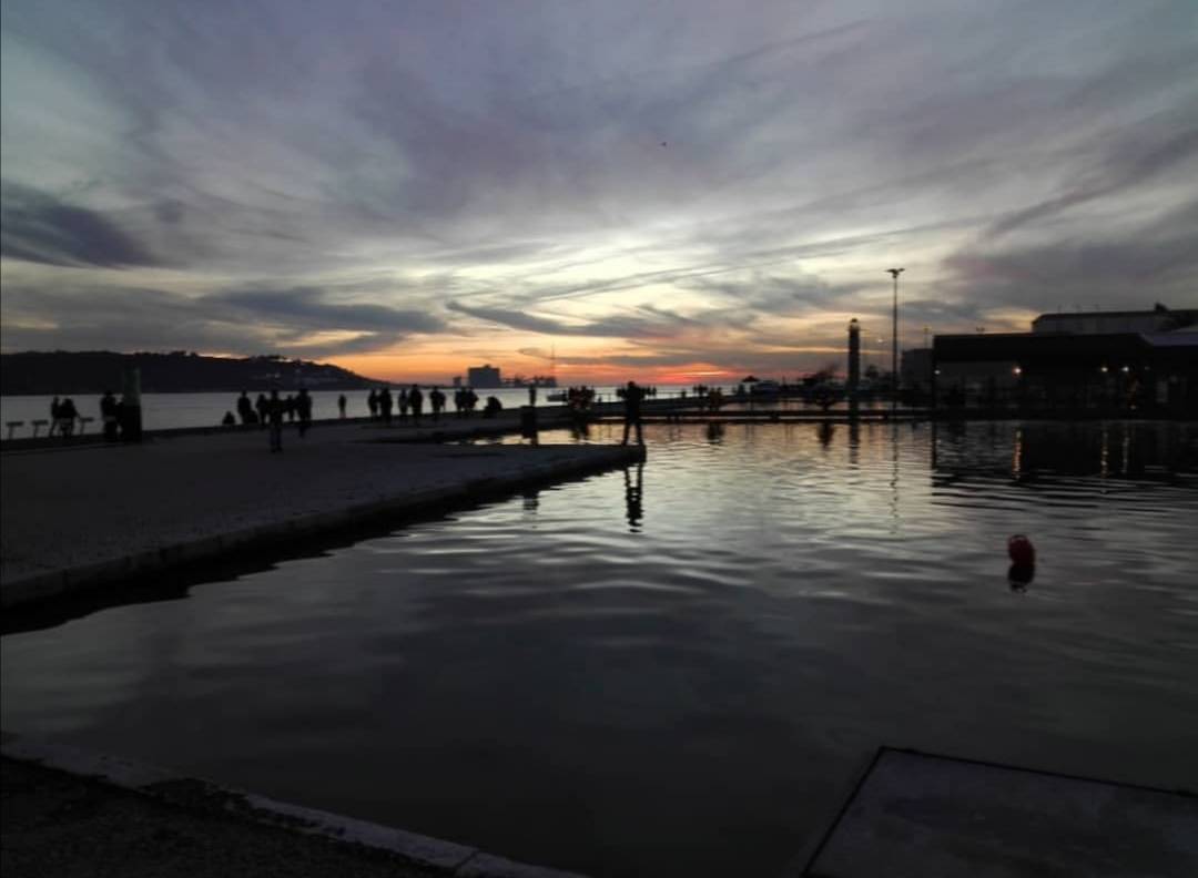 Por do sol em Belém