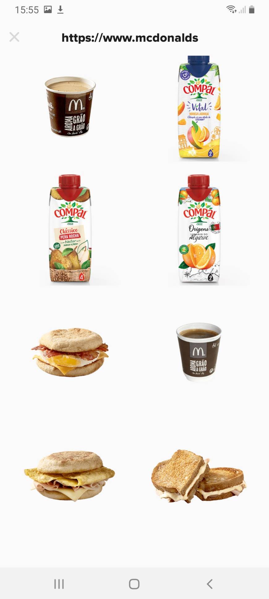 Moda https://www.mcdonalds.pt/produtos/mcmenu/bebidas/compal-vita