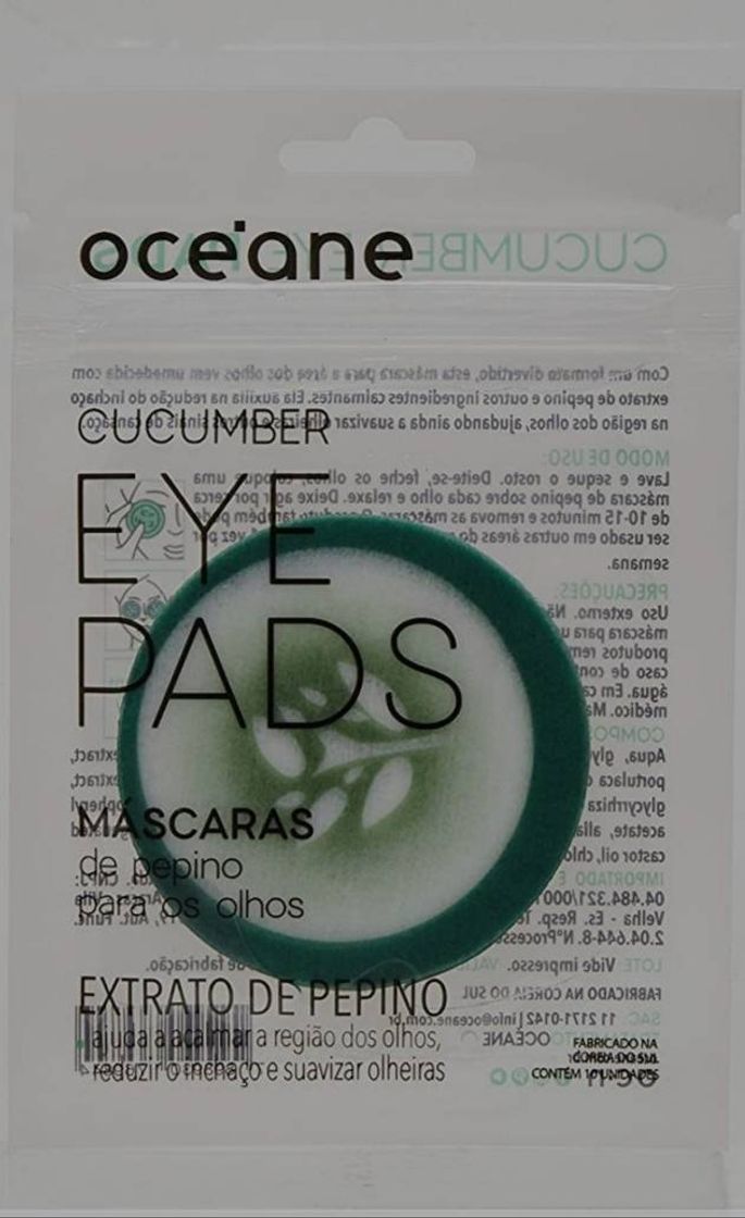 Product Máscara De Pepino Para Os Olhos - Verde