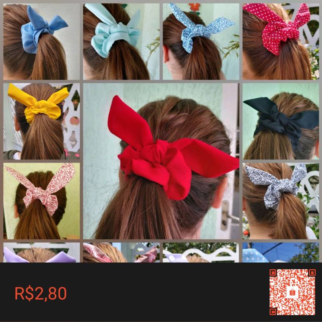 Product Confira Xuxinha  de Cabelo Scrunchies por R$2