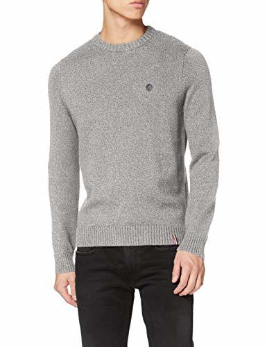 Fashion Springfield 7Ba C/Red Gg7 Torzal Jersey, Gris