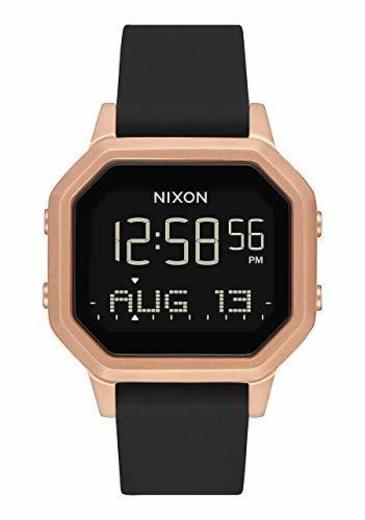 Nixon Reloj Mujer de Digital con Correa en Silicona A1211 1098-00