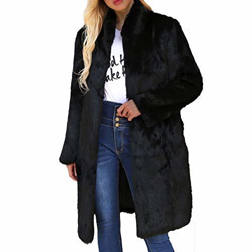 Moda POLP Abrigos mujer Largo Invierno Mujer Invierno Largos Abrigo Casual Abrigo de