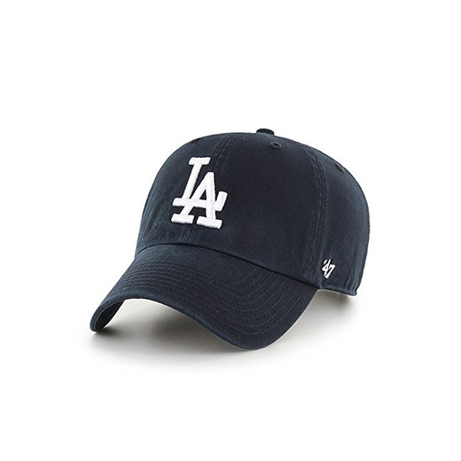 '47 Cap MLB Los Angeles Dodgers Clean Up Negro Negro Talla