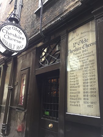 Restaurantes Ye Olde Cheshire Cheese