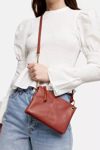TopShop Leather Cross Body Bag