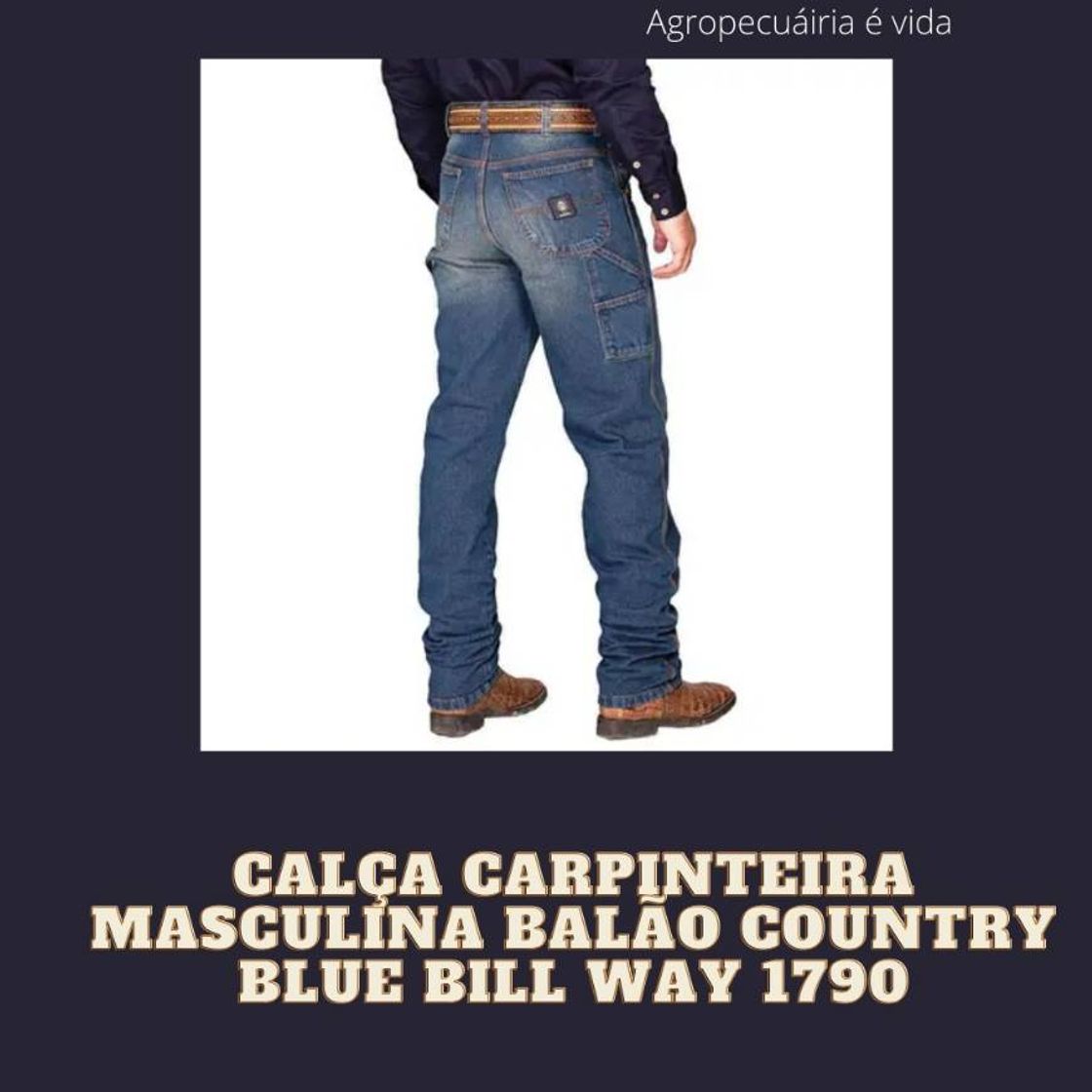 Moda Calça carpinteiro BLUE BILL