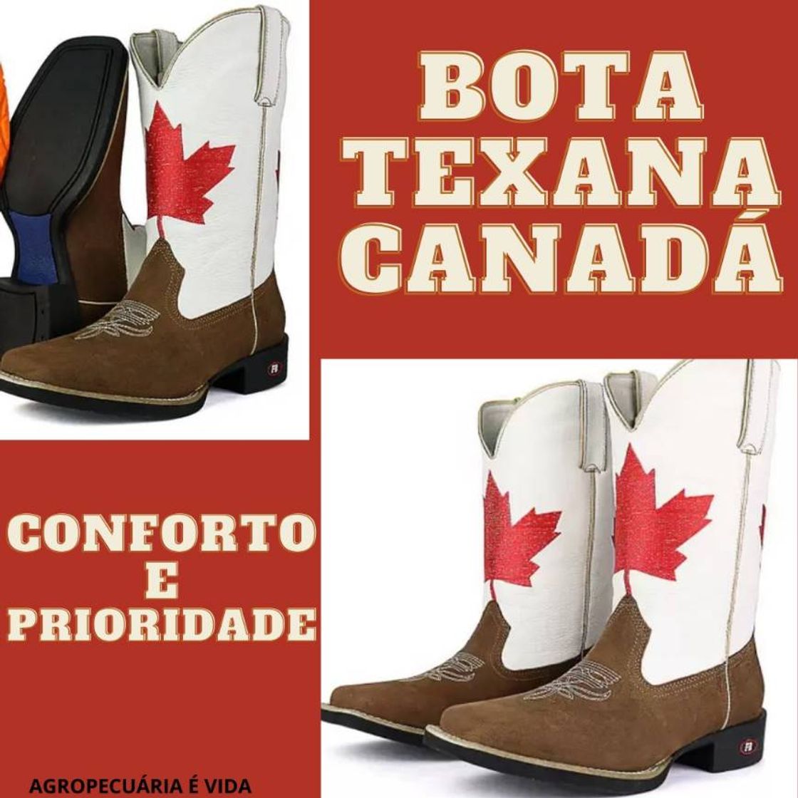 Fashion Bota texana Canadá 