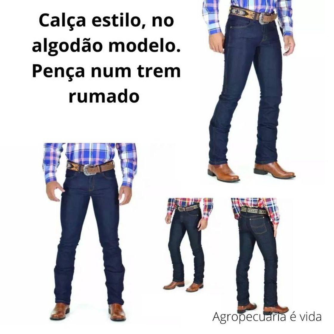 Moda Calça  algodão modelo