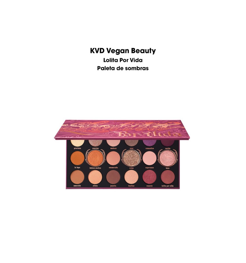 Paleta de sombras Lolita por vida