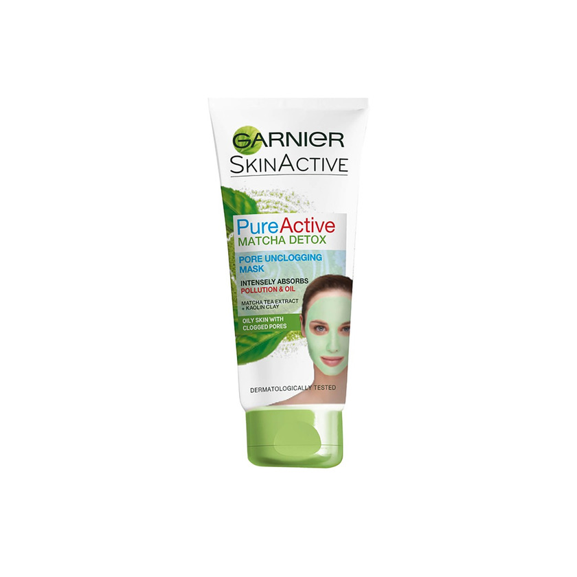 Productos Garnier Pure Active máscara Gel Matcha Detox