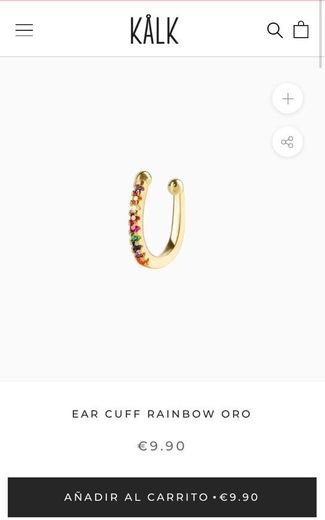 Ear cuff rainbow 