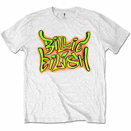 Fashion Billie Eilish - Camiseta Oficial de Graffiti