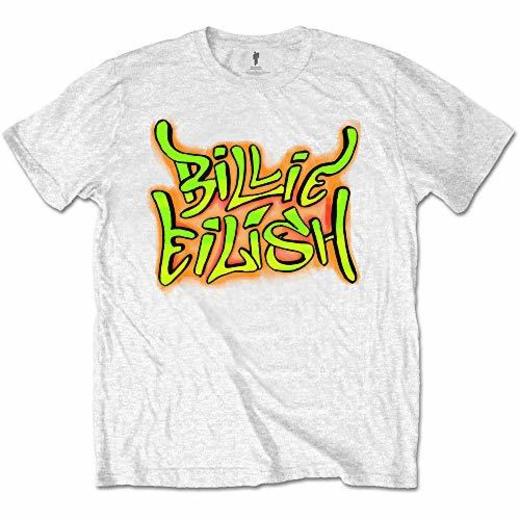 Billie Eilish - Camiseta Oficial de Graffiti