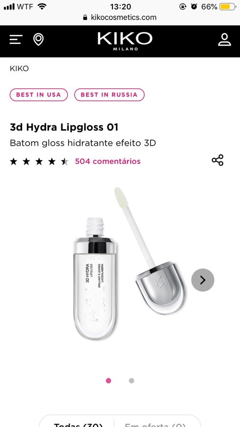 Producto Batom hidratação 