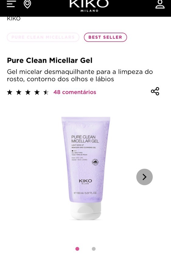 Producto Gel limpeza 