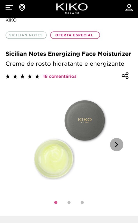 Producto Creme hidratante 