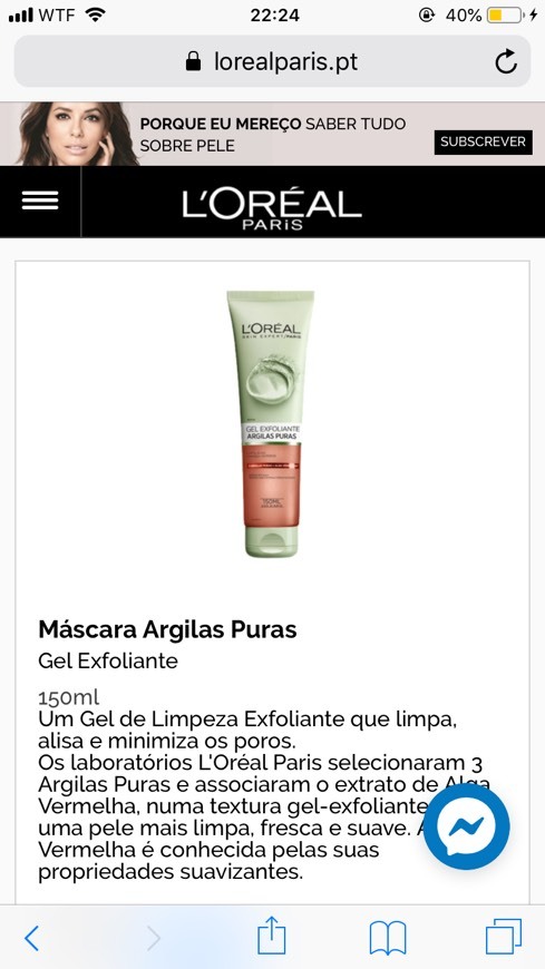 Producto Exfoliante facial 