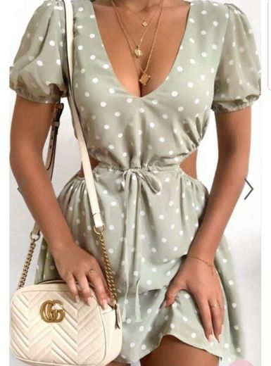 Take The Wheel Dress in Green Spot