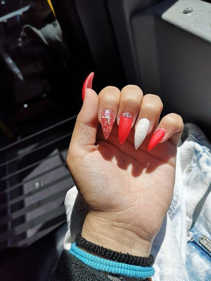 Fashion Red nails 