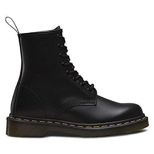 Fashion Dr. Martens 1460 8 Eye Boot, Botas de cuero Unisex, Negro