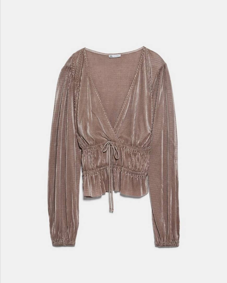 Social Camisa plissada Zara