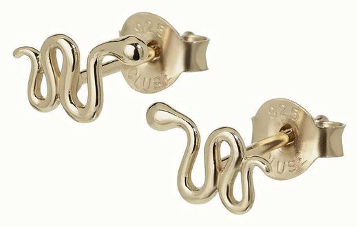 Force Tropicale Gold Snake Stud Earrings