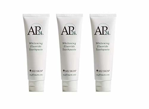Social Nu Skin Ap-24 Blanqueamiento Pasta de Dientes con Fluorida Set 3 Pastas