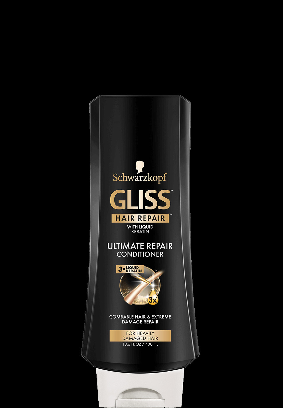 Belleza Schwarzkopf Gliss ultimate repair champu con Keratina liquida 250 ml