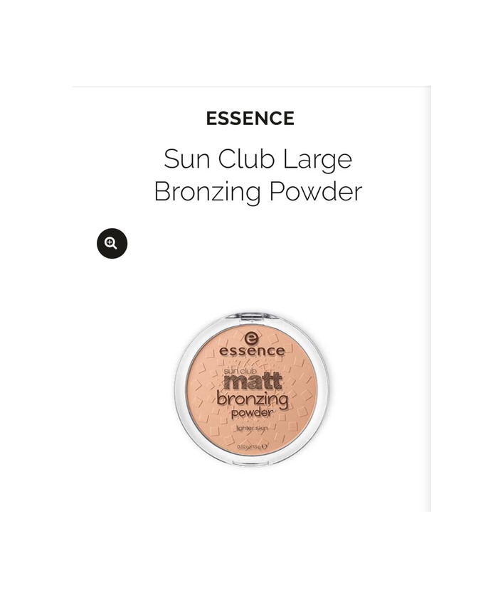 Product Polvos Bronceadores