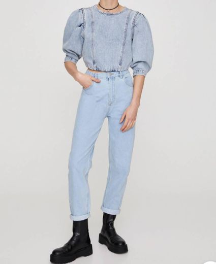 Jeans Mom Fit pull & bear