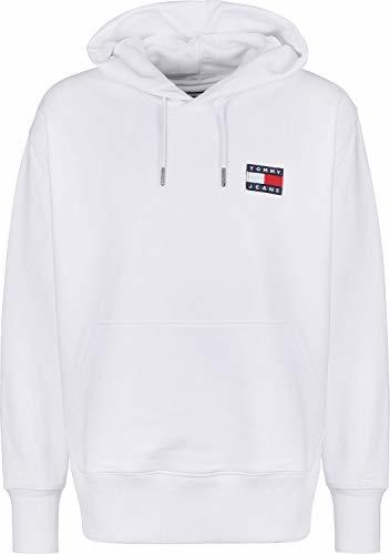 Places Tommy Jeans Badge Sudadera con Capucha Classic White