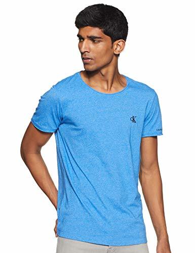 Producto Calvin Klein Grindle Raw Edge tee Camiseta, Azul