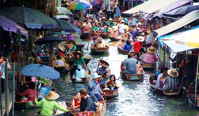 Lugar Damnoen Saduak Floating Market