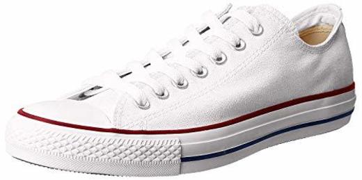 Converse Chuck Taylor CTAS Lift Ox Canvas, Zapatillas para Mujer, Blanco