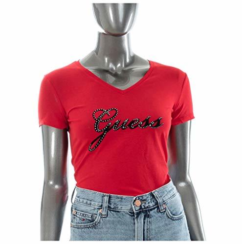 Fashion Guess T-Shirt Mujer x-Small Rojo