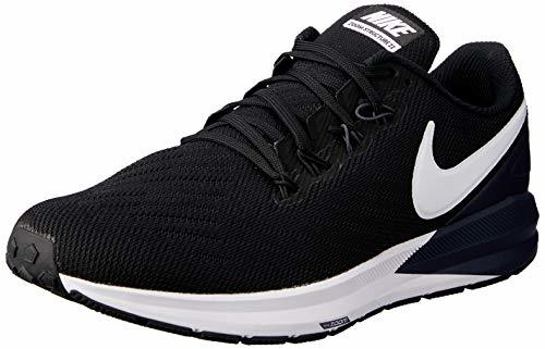 Moda Nike Air Zoom Structure 22, Zapatillas de Entrenamiento para Hombre, Negro