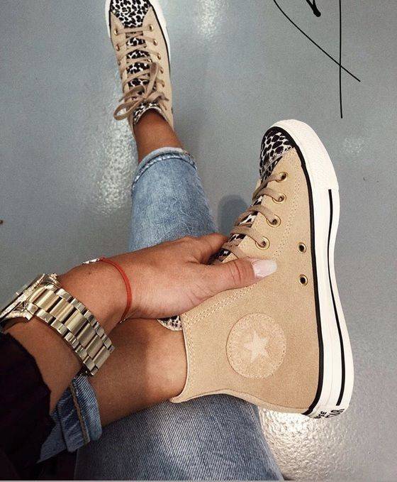 Product Converse High Beige