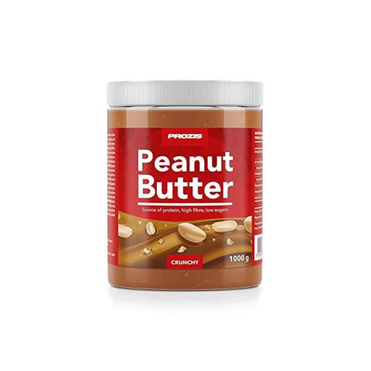 Prozis Peanut Butter 1kg - Deliciosa y de Textura Crujiente - Fuente