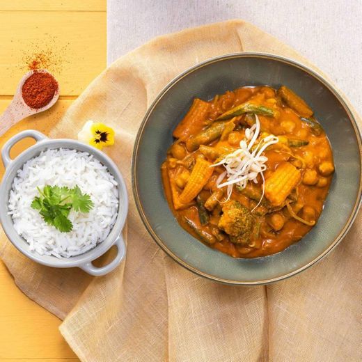 Prozis Indian Vegan Curry & Fragrant Basmati Rice