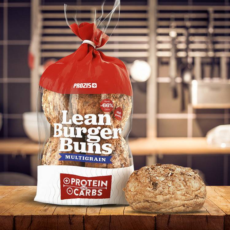 Product Prozis Lean Burger Buns Multigrain 340g