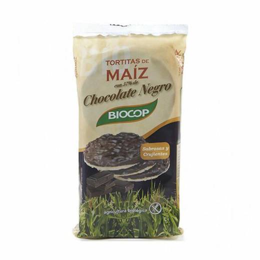 Biocop Tortitas de Maiz Chocolate Negro 