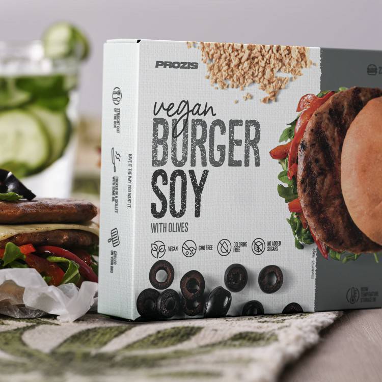 Producto Prozis Vegan Burger Soy with Olives