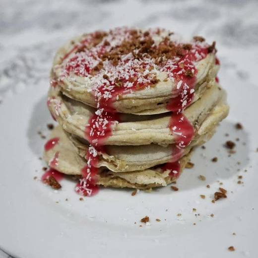 Fit Egg White and Oats Pancakes 