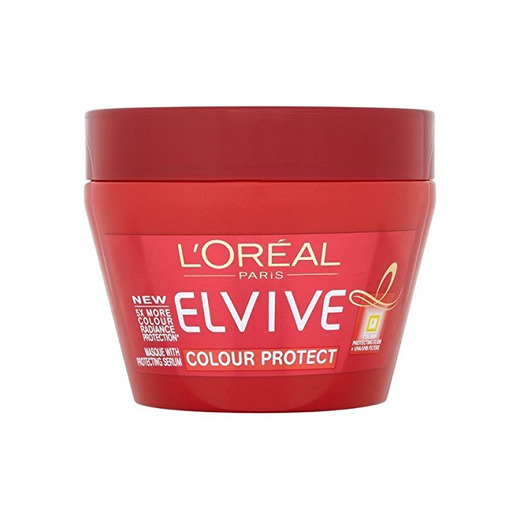 L 'Oreal Elvive Color Protect Mask UVA/B protección Serum Cabello Acondicionador 300 ml