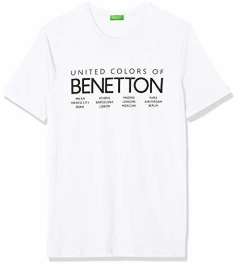 United Colors of Benetton Basico 1 Man Camiseta, Blanco