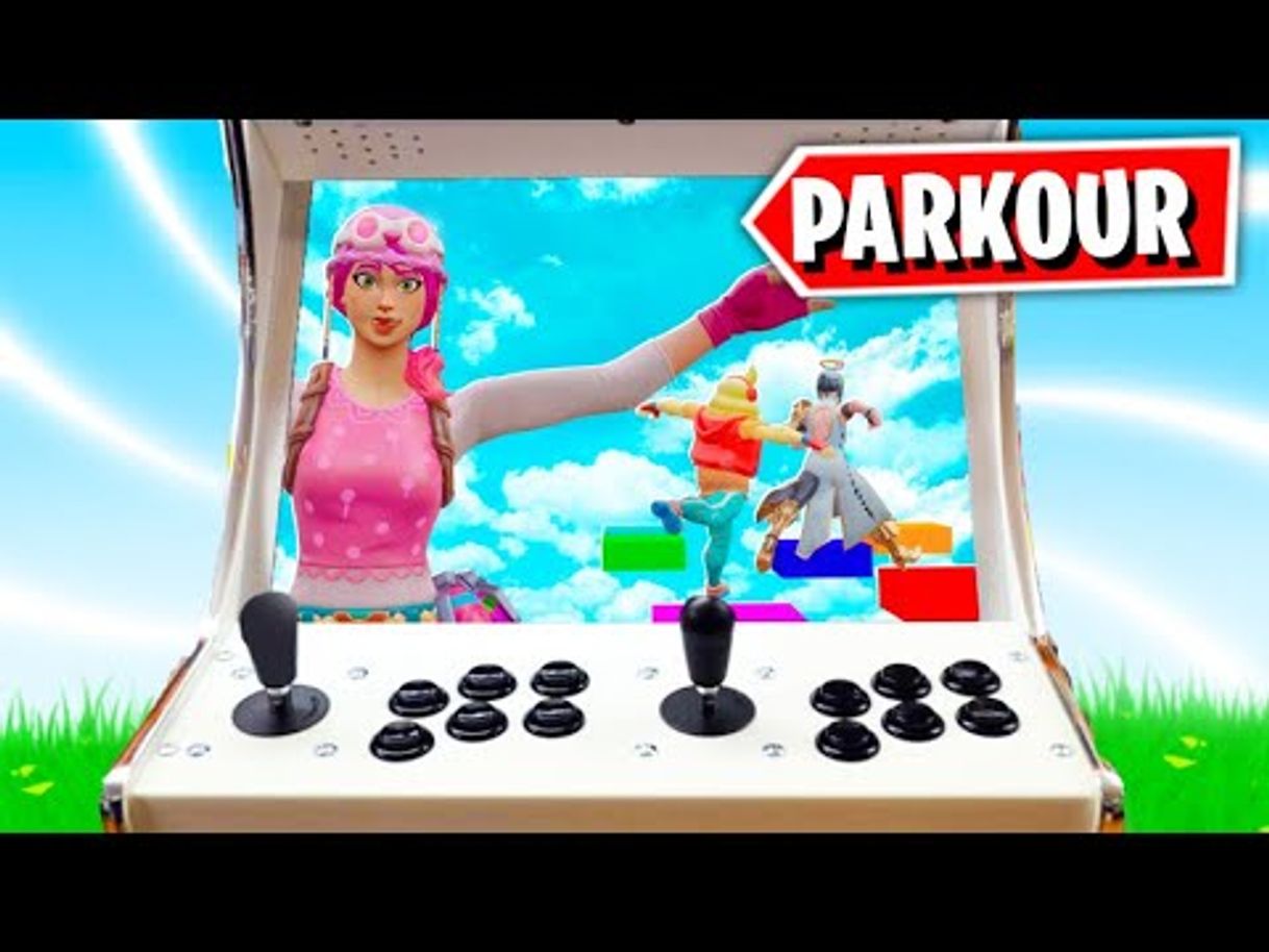 Fashion PARKOUR DENTRO DE UNA MAQUINA FORTNITE - YouTube