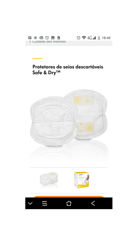 Producto Pads descartáveis