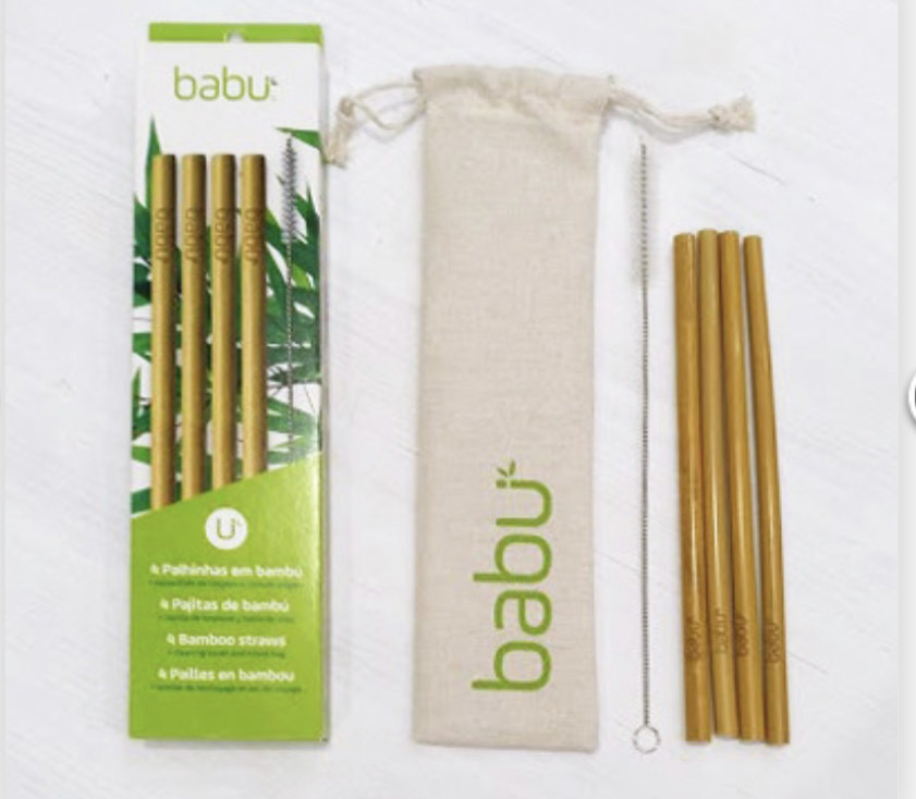 Producto Kit de palhinhas de bambu